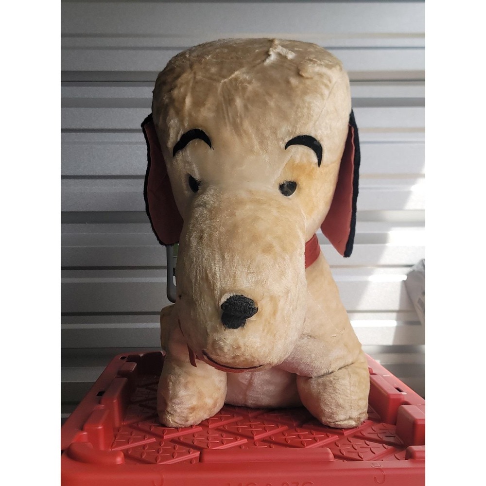 RARE Vtg Dog Plush Snoopy Jumbo Huge 24" A & L Novelty Animal Playland